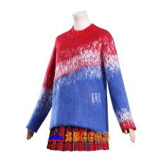 画像2: 【売り切れ即終】ウェンズデー シーズン 2 wednesday ウェンズデー・アダムス グラデーション セーター コスプレ衣装 abccos製 「受注生産」 (2)