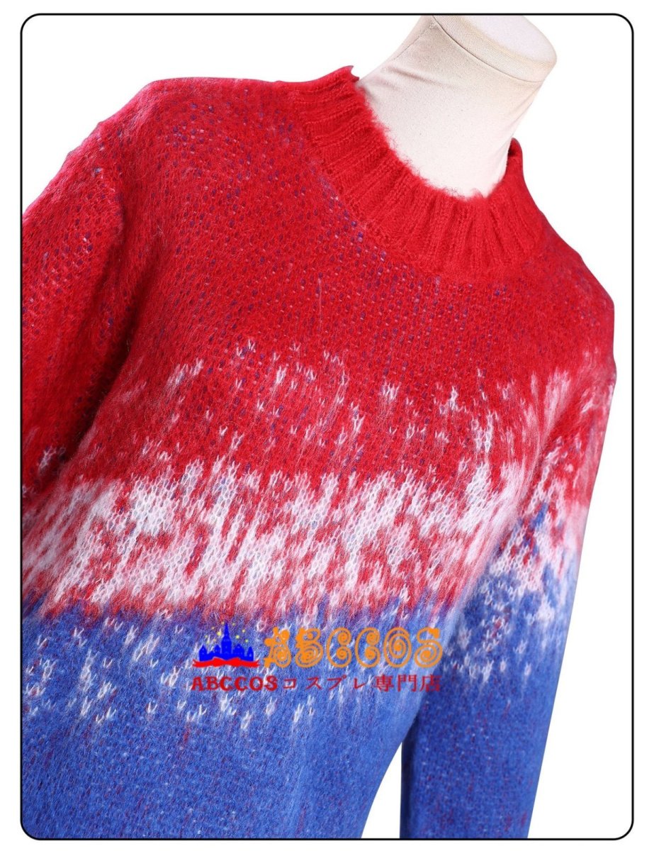 画像4: 【売り切れ即終】ウェンズデー シーズン 2 wednesday ウェンズデー・アダムス グラデーション セーター コスプレ衣装 abccos製 「受注生産」 (4)