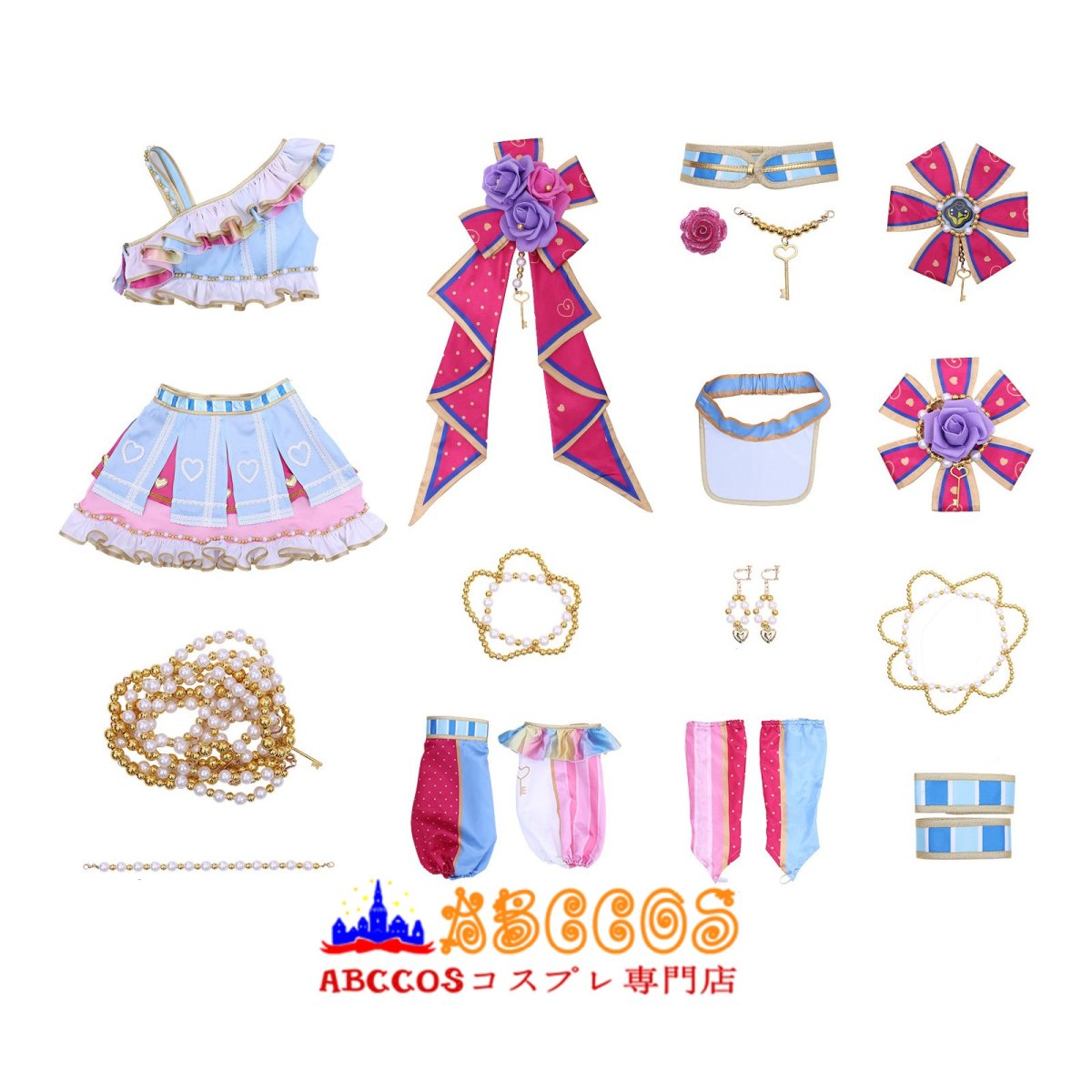 画像16: 【売り切れ即終】アイカツ！アイドルカツドウ！星宮 いちご/霧矢あおい コスプレ衣装 abccos製 「受注生産」 (16)