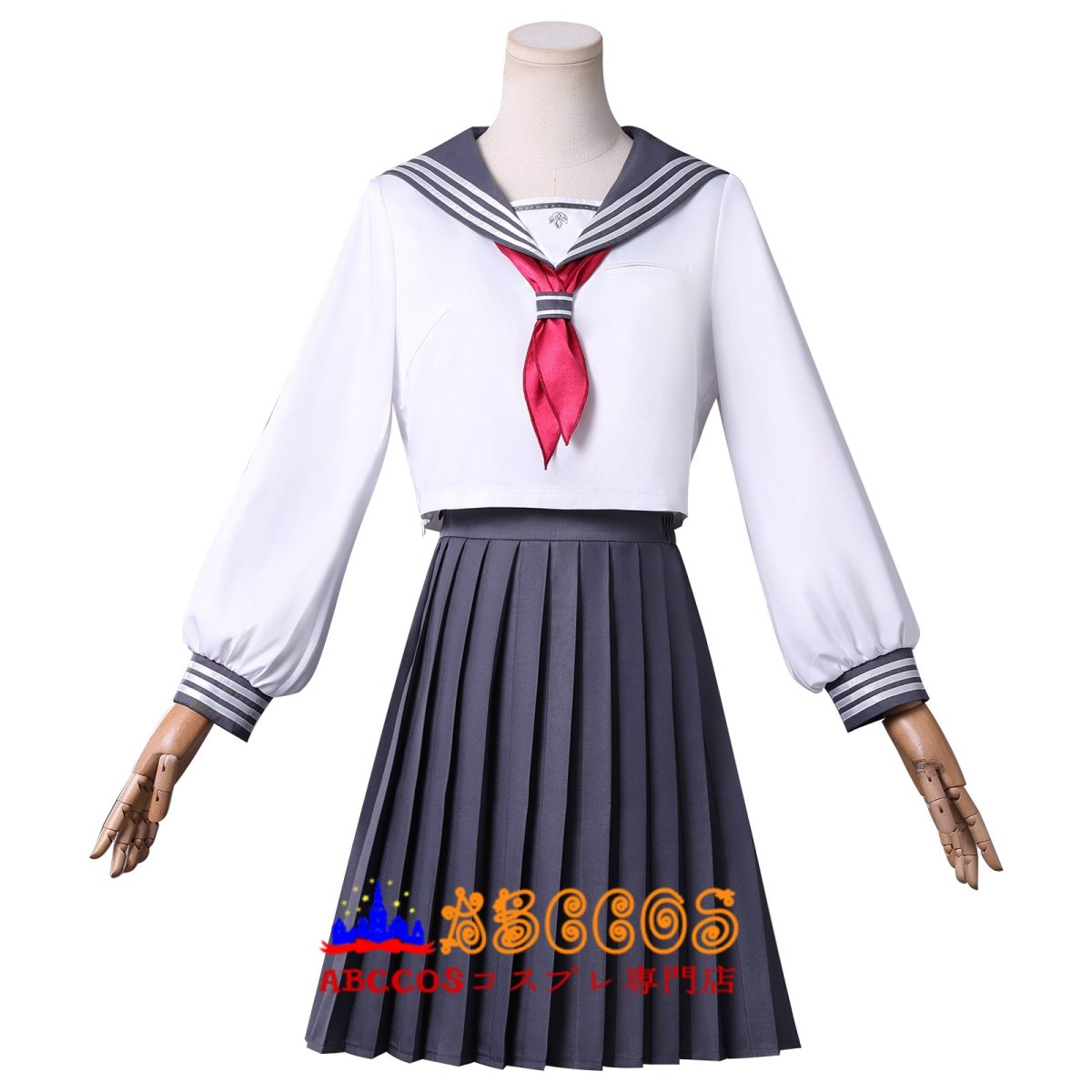 画像1: 【売り切れ即終】サイレントヒル f（SILENT HILL f）主人公 深水雛子 JK制服 ホワイト コスプレ衣装 abccos製 「受注生産」 (1)