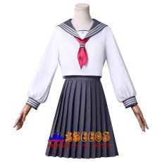 画像1: 【売り切れ即終】サイレントヒル f（SILENT HILL f）主人公 深水雛子 JK制服 ホワイト コスプレ衣装 abccos製 「受注生産」 (1)