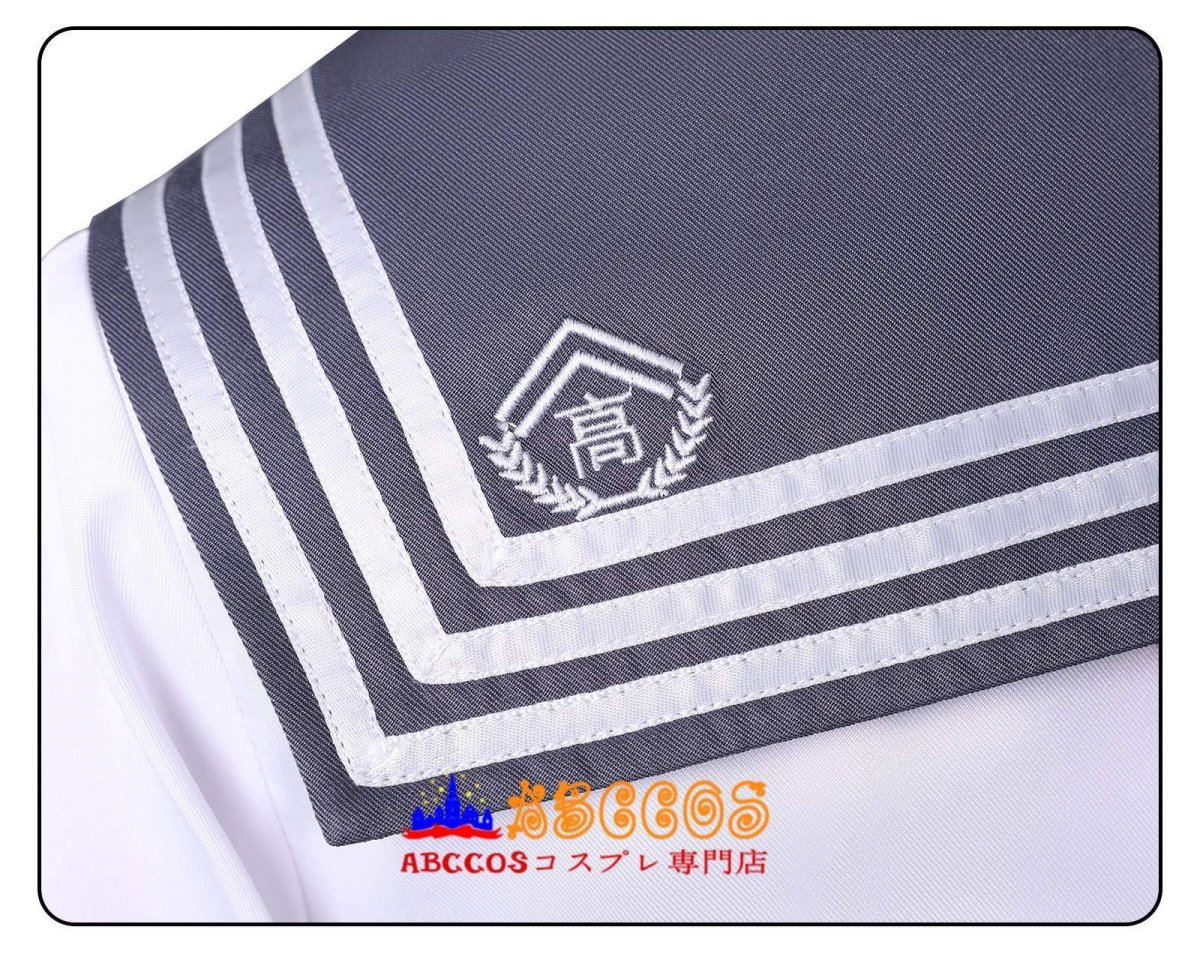 画像10: 【売り切れ即終】サイレントヒル f（SILENT HILL f）主人公 深水雛子 JK制服 ホワイト コスプレ衣装 abccos製 「受注生産」 (10)