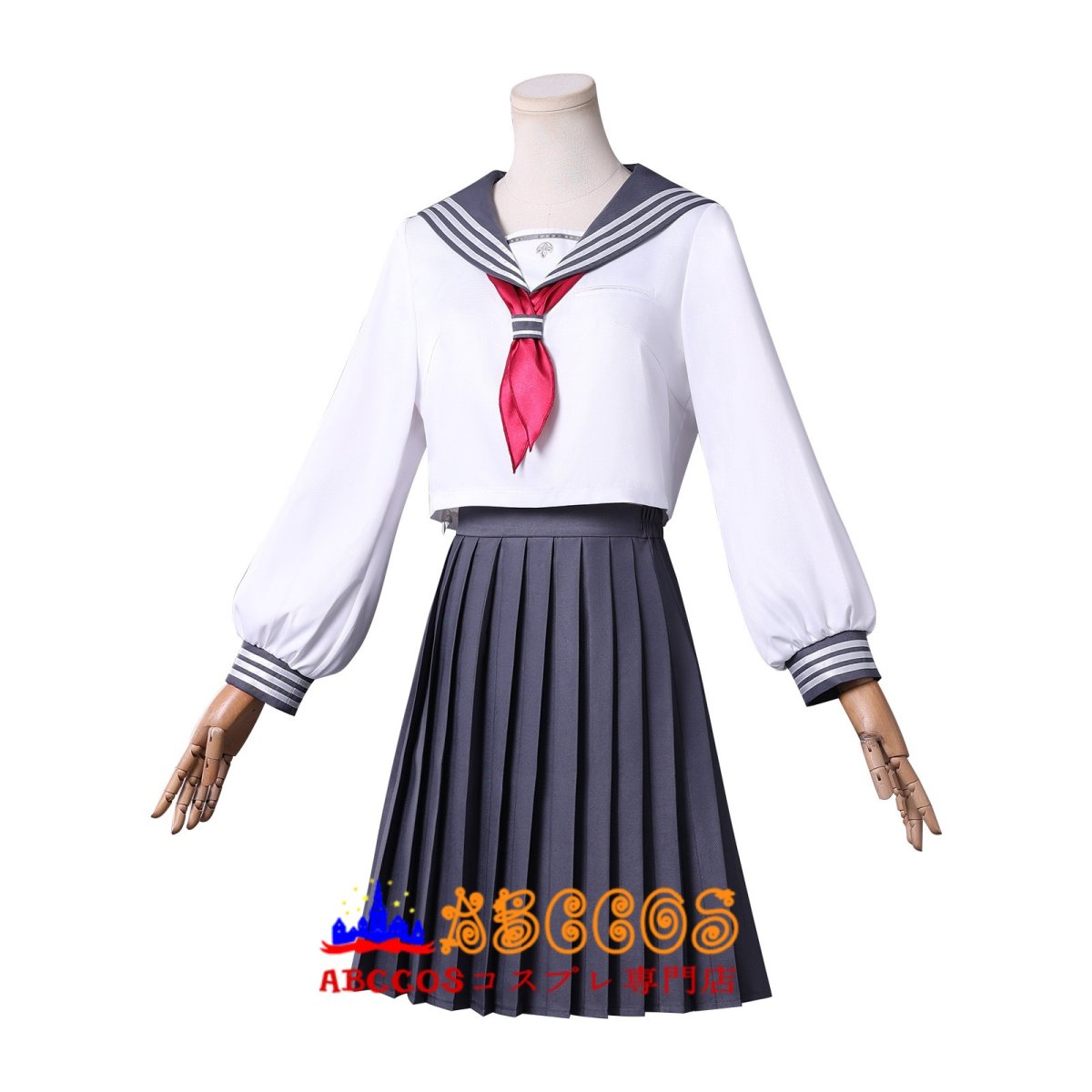 画像2: 【売り切れ即終】サイレントヒル f（SILENT HILL f）主人公 深水雛子 JK制服 ホワイト コスプレ衣装 abccos製 「受注生産」 (2)