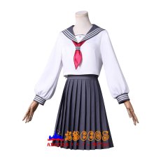 画像2: 【売り切れ即終】サイレントヒル f（SILENT HILL f）主人公 深水雛子 JK制服 ホワイト コスプレ衣装 abccos製 「受注生産」 (2)