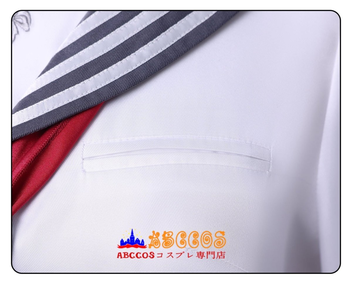 画像8: 【売り切れ即終】サイレントヒル f（SILENT HILL f）主人公 深水雛子 JK制服 ホワイト コスプレ衣装 abccos製 「受注生産」 (8)