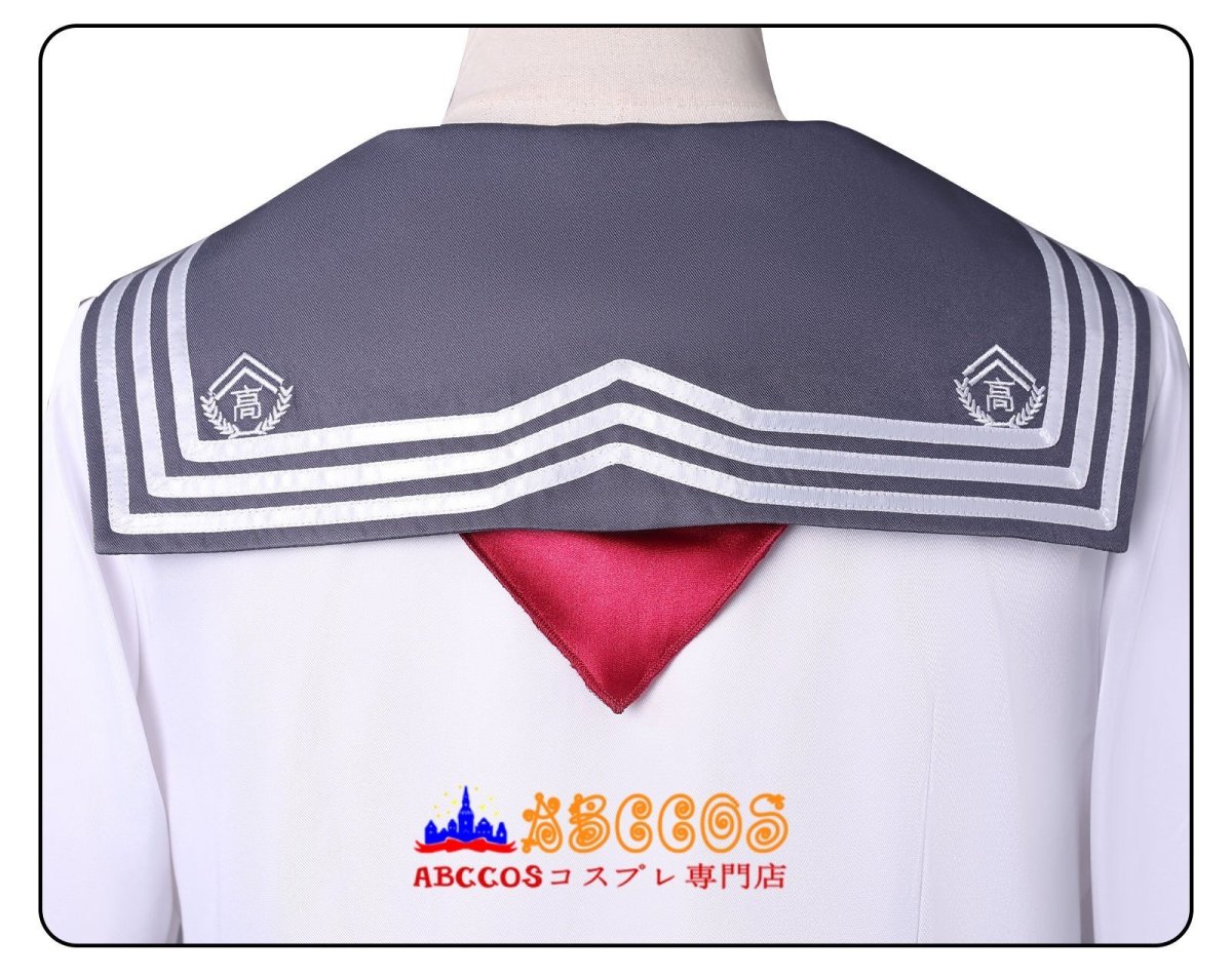 画像9: 【売り切れ即終】サイレントヒル f（SILENT HILL f）主人公 深水雛子 JK制服 ホワイト コスプレ衣装 abccos製 「受注生産」 (9)