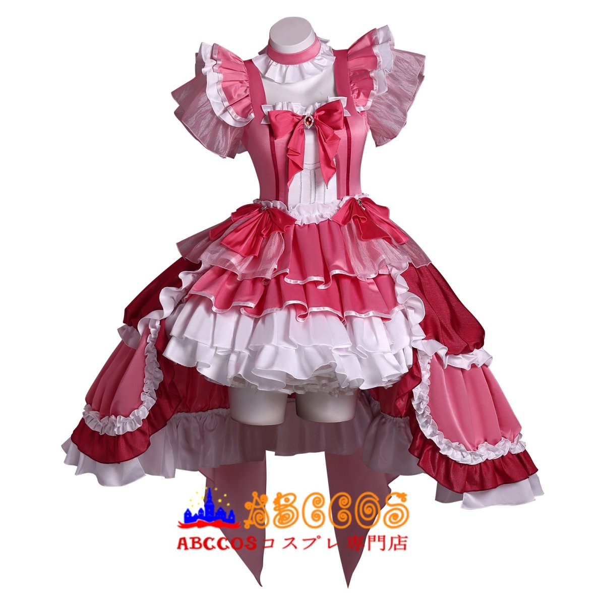 画像1: 【売り切れ即終】魔法少女まどか☆マギカ 佐倉 杏子（さくら きょうこ） コスプレ衣装 abccos製 「受注生産」 (1)