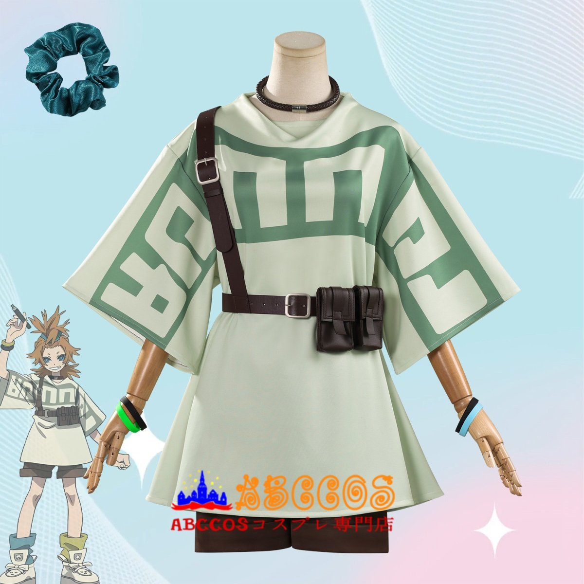 画像4: 【売り切れ即終】ガチアクタ GACHIAKUTA レムリン・ティサーク コスプレ衣装 abccos製 「受注生産」 (4)