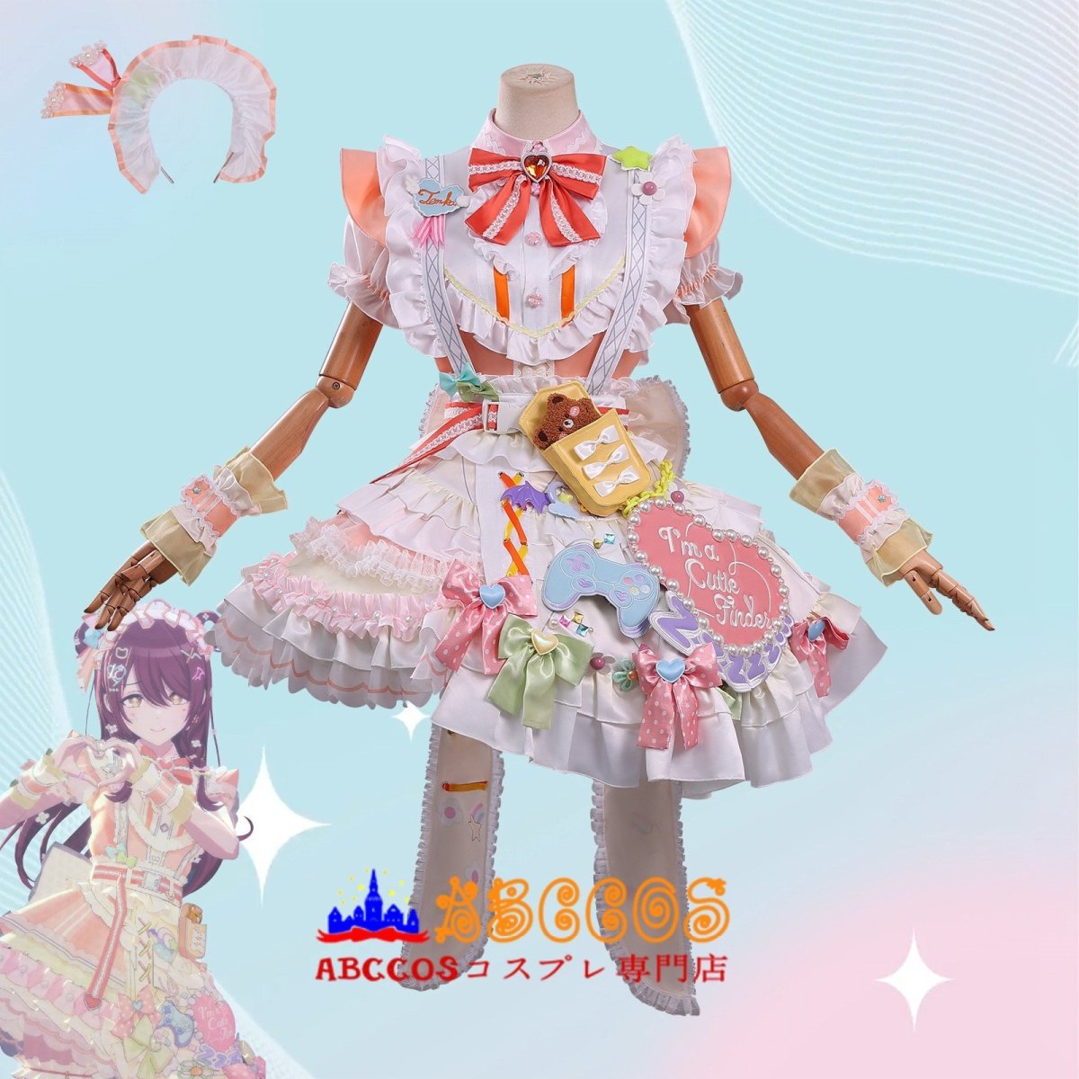画像4: 【売り切れ即終】アイドルマスター シャイニーカラーズ（THE IDOLM@STER SHINY COLORS）大崎 甜花（おおさき てんか）コスプレ衣装 abccos製 「受注生産」 (4)