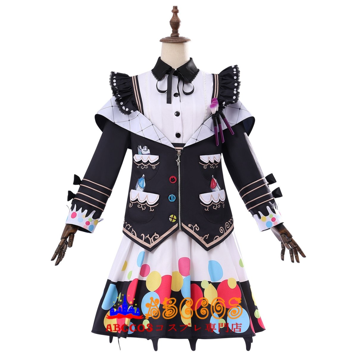 画像1: 【売り切れ即終】魔法少女ノ魔女裁判 城ケ崎ノア コスプレ衣装 abccos製 「受注生産」 (1)