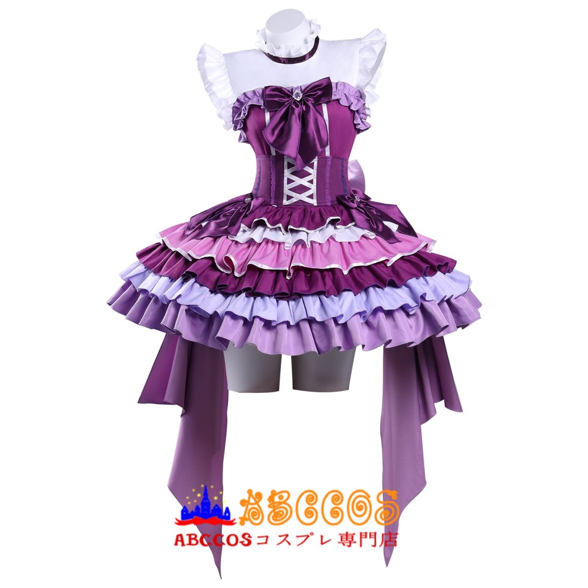 画像1: 【売り切れ即終】魔法少女まどか☆マギカ 暁美 ほむら（あけみ ほむら）コスプレ衣装 abccos製 「受注生産」 (1)