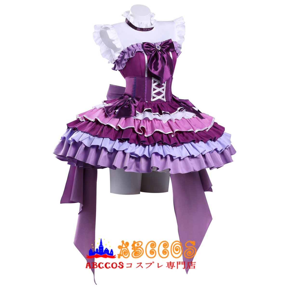 画像2: 【売り切れ即終】魔法少女まどか☆マギカ 暁美 ほむら（あけみ ほむら）コスプレ衣装 abccos製 「受注生産」 (2)