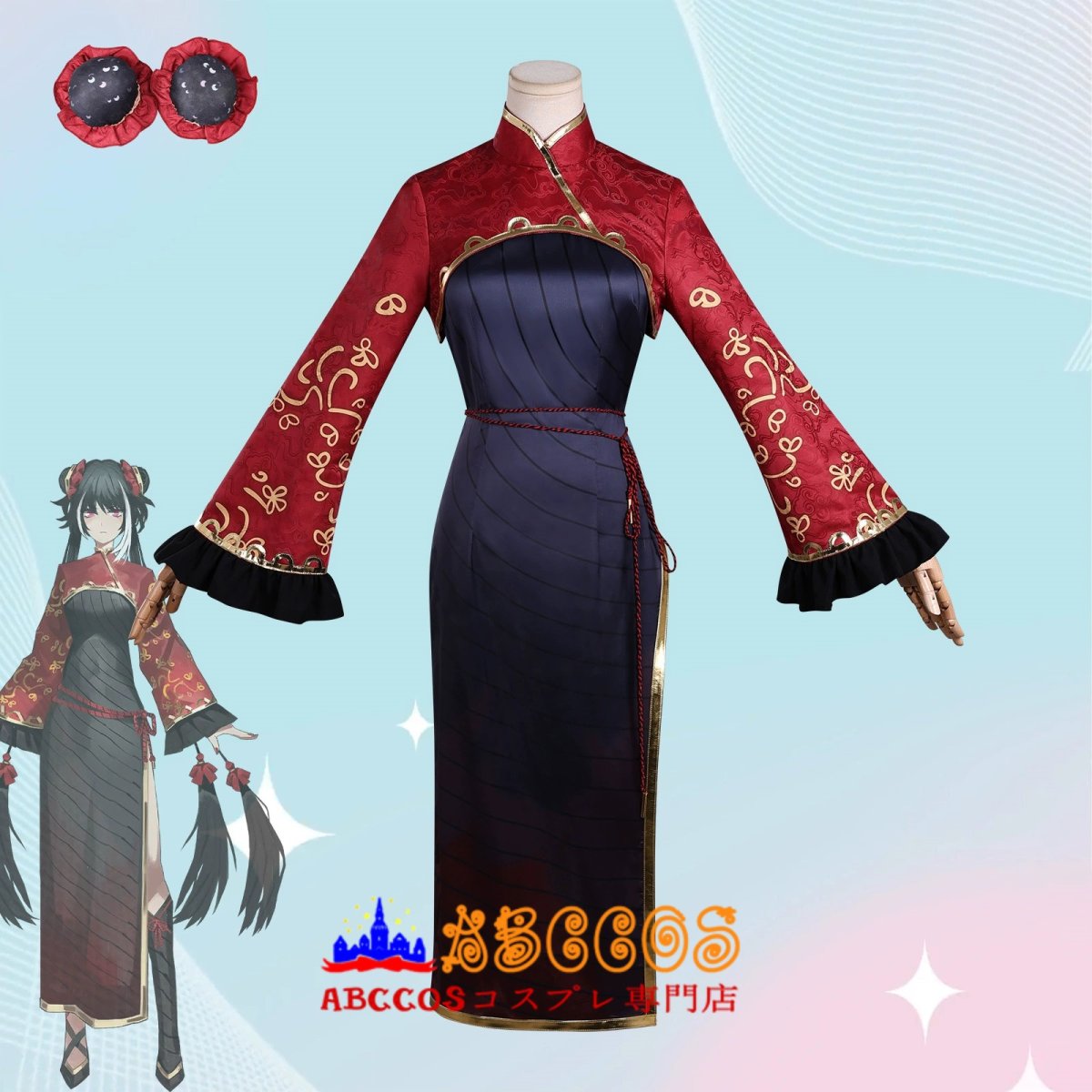 画像4: 【売り切れ即終】Limbus Company（リンバス・カンパニー）賈惜春 JIA XICHUN コスプレ衣装 abccos製 「受注生産」 (4)