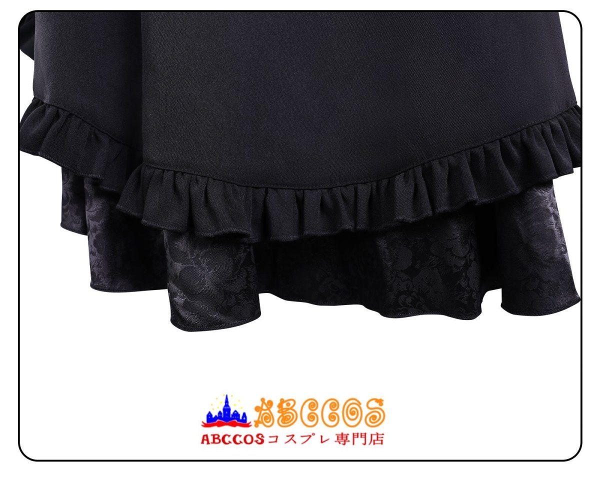 画像14: 【売り切れ即終】Black Butler 黒執事 Ciel Phantomhive/シエル ファントムハイヴ 黒いドレス コスプレ衣装 abccos製 「受注生産」 (14)