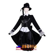 画像2: 【売り切れ即終】Black Butler 黒執事 Ciel Phantomhive/シエル ファントムハイヴ 黒いドレス コスプレ衣装 abccos製 「受注生産」 (2)