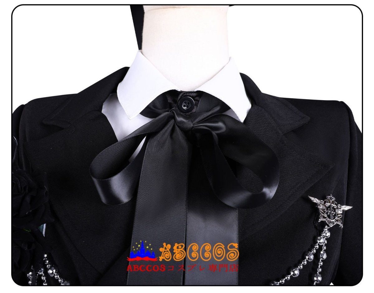 画像5: 【売り切れ即終】Black Butler 黒執事 Ciel Phantomhive/シエル ファントムハイヴ 黒いドレス コスプレ衣装 abccos製 「受注生産」 (5)