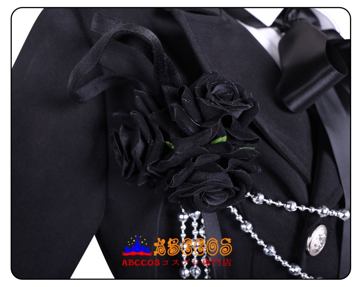 画像6: 【売り切れ即終】Black Butler 黒執事 Ciel Phantomhive/シエル ファントムハイヴ 黒いドレス コスプレ衣装 abccos製 「受注生産」 (6)
