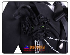 画像6: 【売り切れ即終】Black Butler 黒執事 Ciel Phantomhive/シエル ファントムハイヴ 黒いドレス コスプレ衣装 abccos製 「受注生産」 (6)