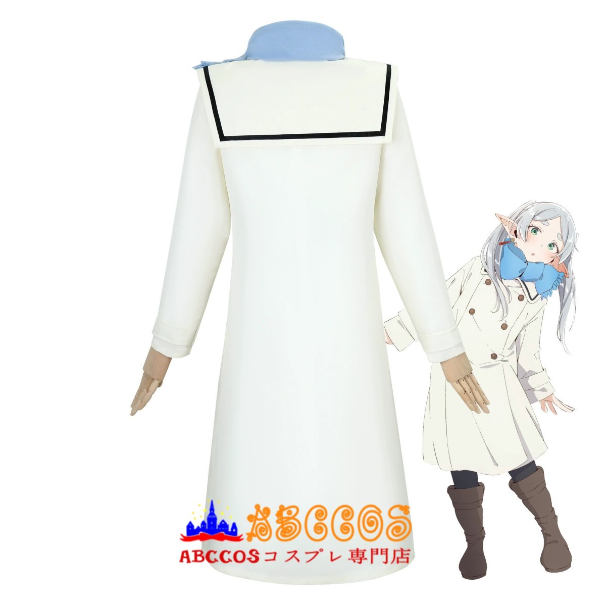 画像3: 【売り切れ即終】葬送のフリーレン（Frieren: Beyond Journey's End）フリーレン（Frieren）コスプレ衣装 abccos製 「受注生産」 (3)