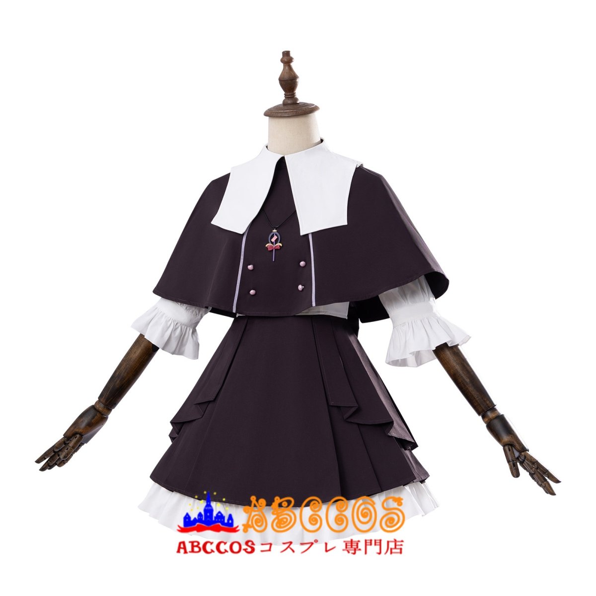 画像2: 【売り切れ即終】名探偵プリキュア！森亜るるか/もりあ るるか （キュアアルカナ・シャドウ）コスプレ衣装 abccos製 「受注生産」 (2)