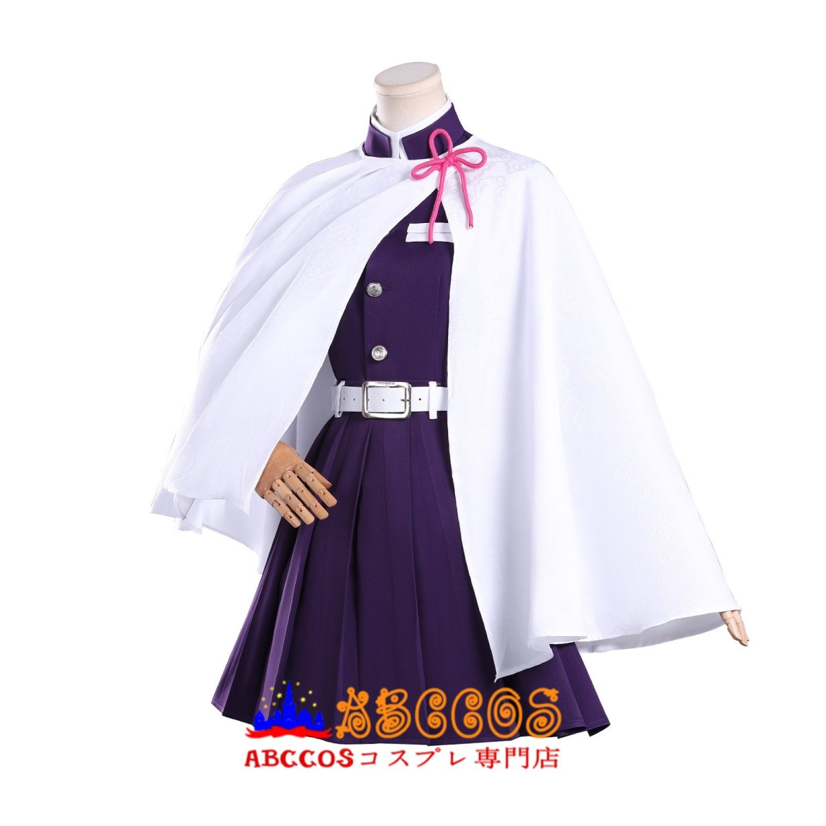 画像2: 【売り切れ即終】鬼滅の刃 鬼殺隊隊服 栗花落カナヲ/つゆりかなを コスプレ衣装 abccos製 「受注生産」 (2)