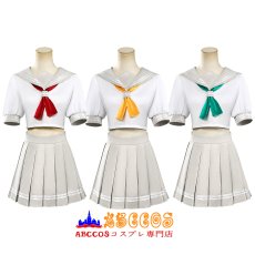 画像1: 【売り切れ即終】ラブライブ！サンシャイン!! Aqours ONLINE LoveLive! アクア JK制服 コスプレ衣装 abccos製 「受注生産」 (1)