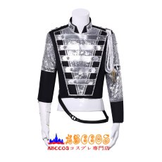 画像1: 【売り切れ即終】マイケル・ジャクソン ラメステージ衣装 ステージコスチューム コスプレ衣装 abccos製 「受注生産」 (1)