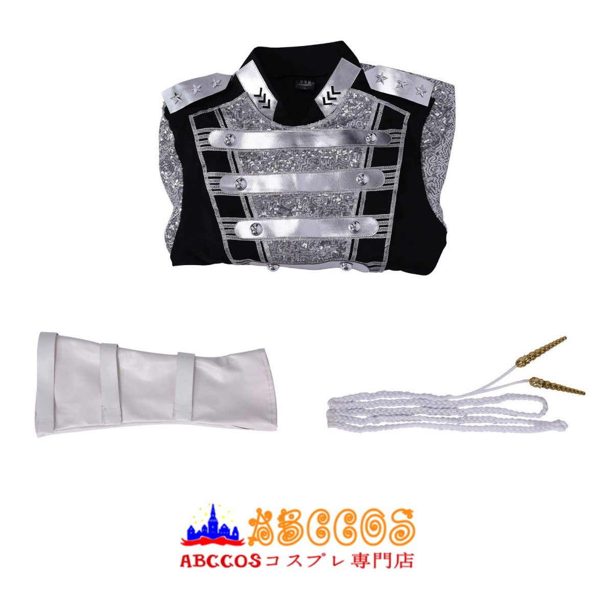 画像14: 【売り切れ即終】マイケル・ジャクソン ラメステージ衣装 ステージコスチューム コスプレ衣装 abccos製 「受注生産」 (14)