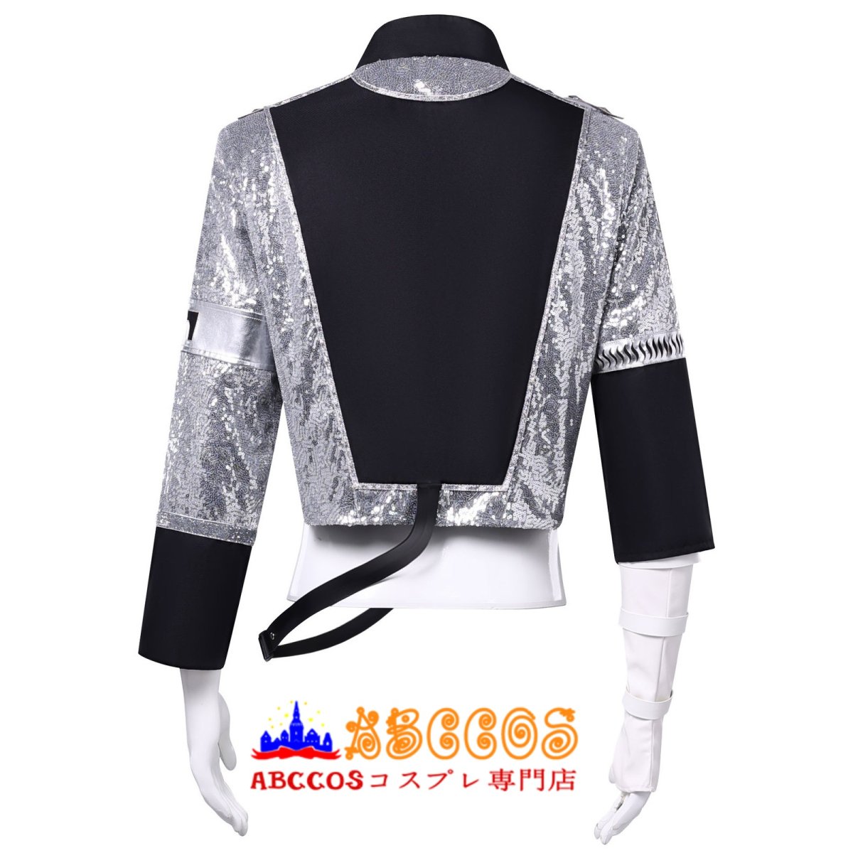 画像3: 【売り切れ即終】マイケル・ジャクソン ラメステージ衣装 ステージコスチューム コスプレ衣装 abccos製 「受注生産」 (3)