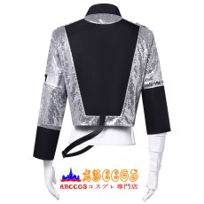 画像3: 【売り切れ即終】マイケル・ジャクソン ラメステージ衣装 ステージコスチューム コスプレ衣装 abccos製 「受注生産」 (3)