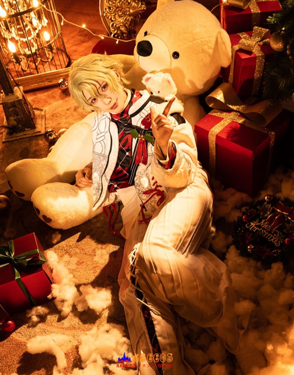 画像14: あんさんぶるスターズ! クリスマス 巴日和（ともえ ひより）コスプレ衣装 abccos製 「受注生産」 (14)