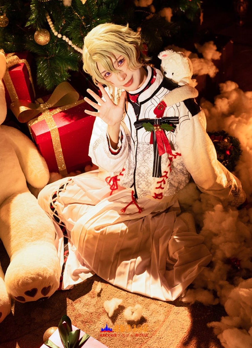 画像15: あんさんぶるスターズ! クリスマス 巴日和（ともえ ひより）コスプレ衣装 abccos製 「受注生産」 (15)