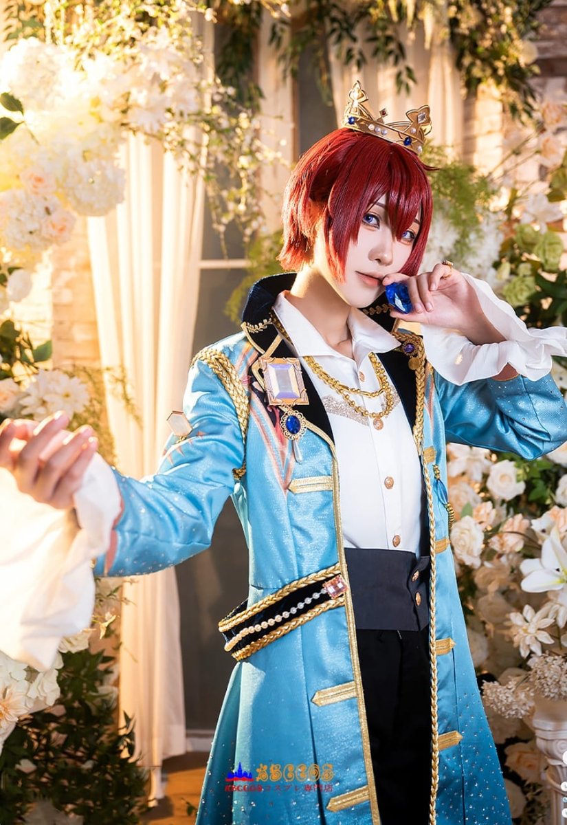 画像33: あんさんぶるスターズ!! Luminous Crown 戴く冠 決意のギャンビット Knights ナイツ 朱桜司（すおう つかさ）コスチューム オーダーメイド コスプレ衣装 abccos製 「受注生産」 (33)