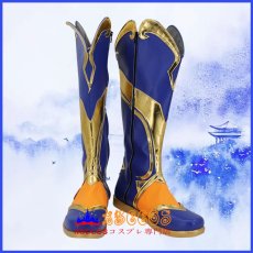画像2: 原神 Genshin Impact げんしん Kaeya ガイア コスプレ靴 abccos製 「受注生産」 (2)