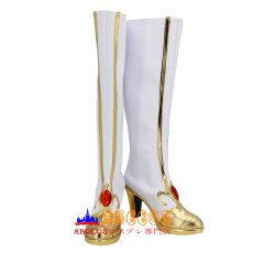 画像1: 白猫プロジェクト ミラ ブーツ コスプレ靴 abccos製 「受注生産」 (1)