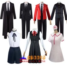 画像14: チェンソーマン マキマ/デンジ/パワー/レゼ/三鷹 アサ/ 吉田ヒロフミ コスプレ衣装 abccos製 「受注生産」 (14)