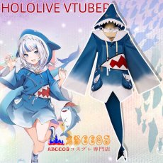 画像5: ホロライブ English所属 一期生 がうる・ぐら サメちゃん hololive Gawr Gura バーチャルYouTuber Vtuber Vチューバー コスプレ衣装   abccos製 「受注生産」 (5)