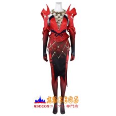 画像1: Marvel Rivals マーベル・ライバルズ スカーレット・ウィッチ ワンダ コスプレ衣装 abccos製 「受注生産」 (1)