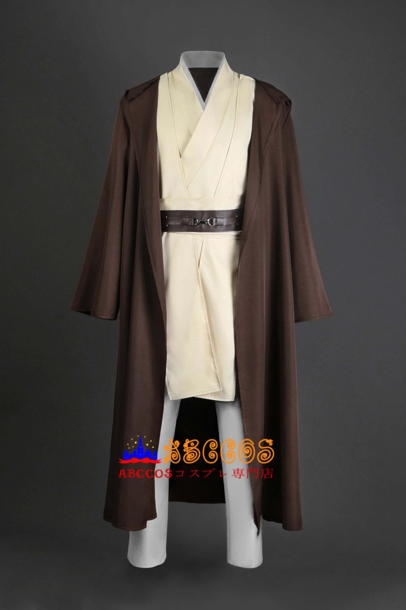 画像2: スター・ウォーズ エピソード2/ クローンの攻撃(―クローンのこうげき)Star Wars: Episode II – Attack of the Clones オビ=ワン・ケノービ コスプレ衣装 abccos製 「受注生産」 (2)