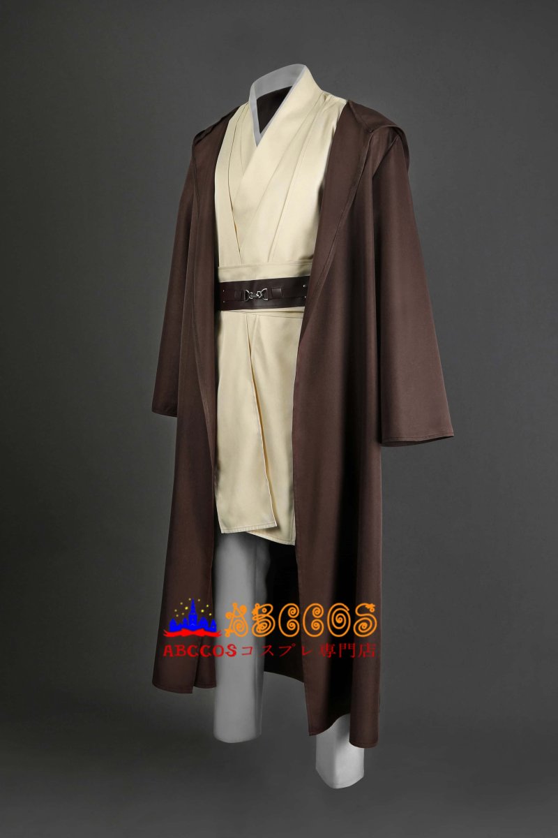 画像4: スター・ウォーズ エピソード2/ クローンの攻撃(―クローンのこうげき)Star Wars: Episode II – Attack of the Clones オビ=ワン・ケノービ コスプレ衣装 abccos製 「受注生産」 (4)