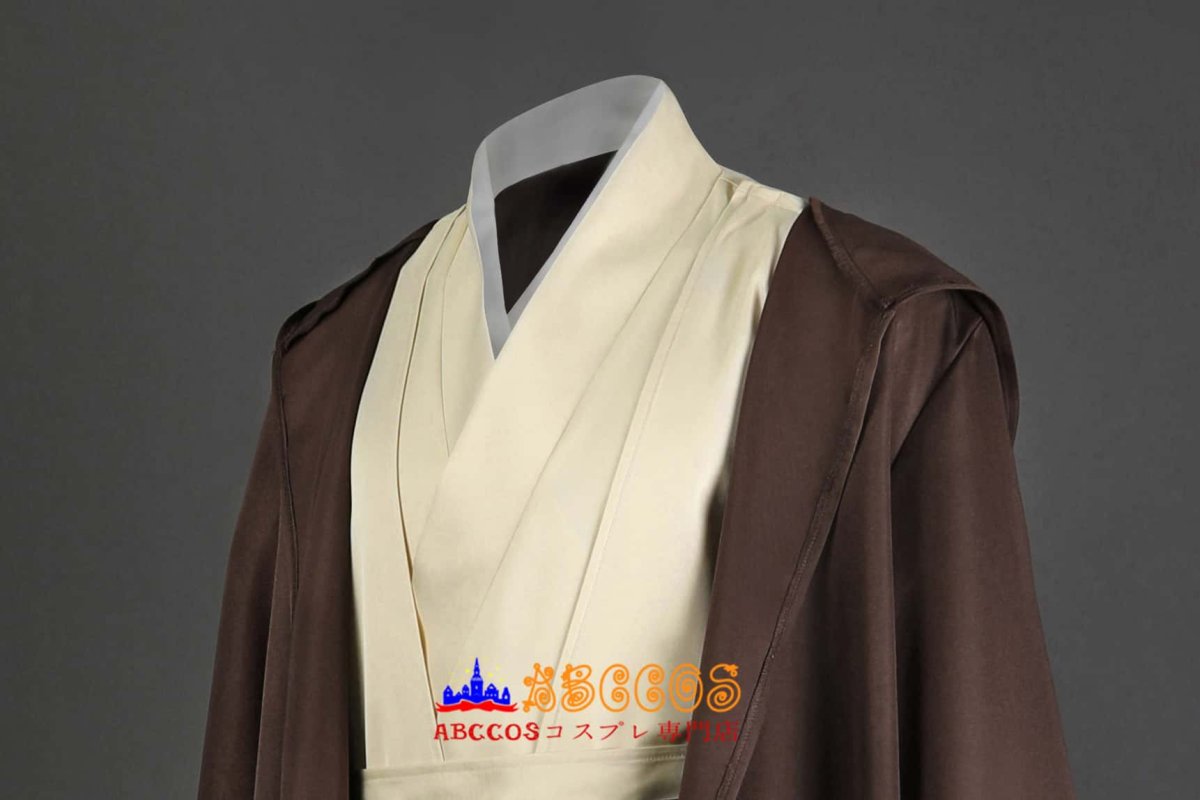 画像9: スター・ウォーズ エピソード2/ クローンの攻撃(―クローンのこうげき)Star Wars: Episode II – Attack of the Clones オビ=ワン・ケノービ コスプレ衣装 abccos製 「受注生産」 (9)