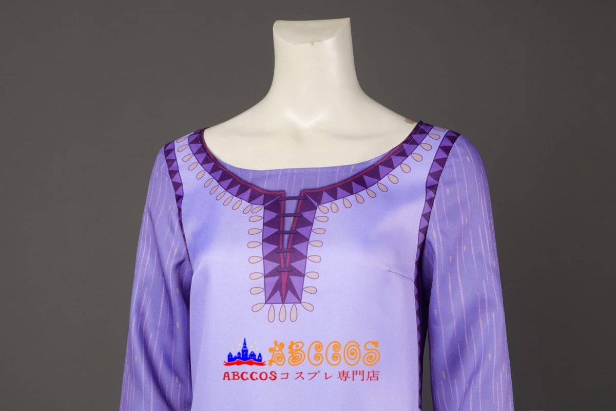 画像7: アーシャとお星さま Wish Asha movie アーシャ コスチューム コスプレ衣装 abccos製 「受注生産」 (7)