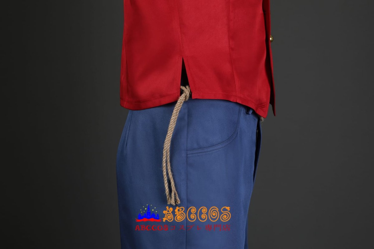 画像14: 映画 ONE PIECE（ワンピース） モンキー・D・ルフィ コスプレ衣装 abccos製 「受注生産」 (14)