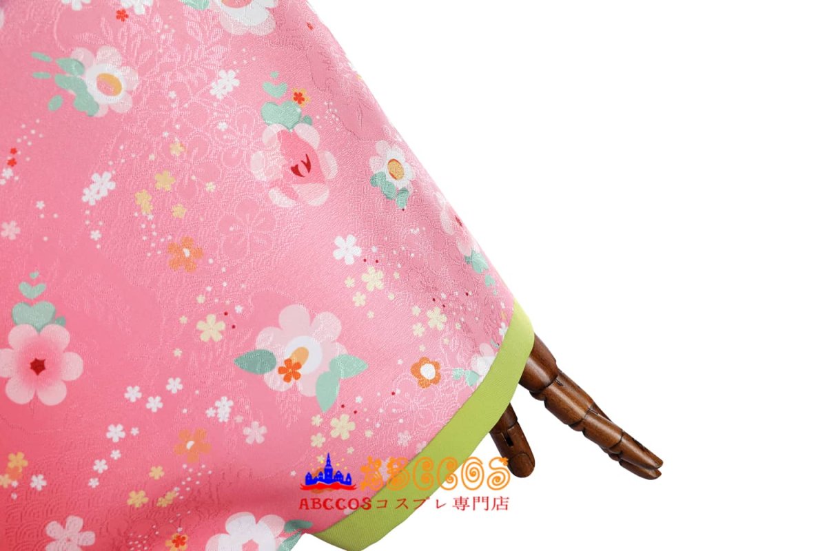 画像13: 鬼滅の刃 甘露寺 蜜璃/かんろじ みつり 着物 コスプレ衣装 abccos製 「受注生産」 (13)