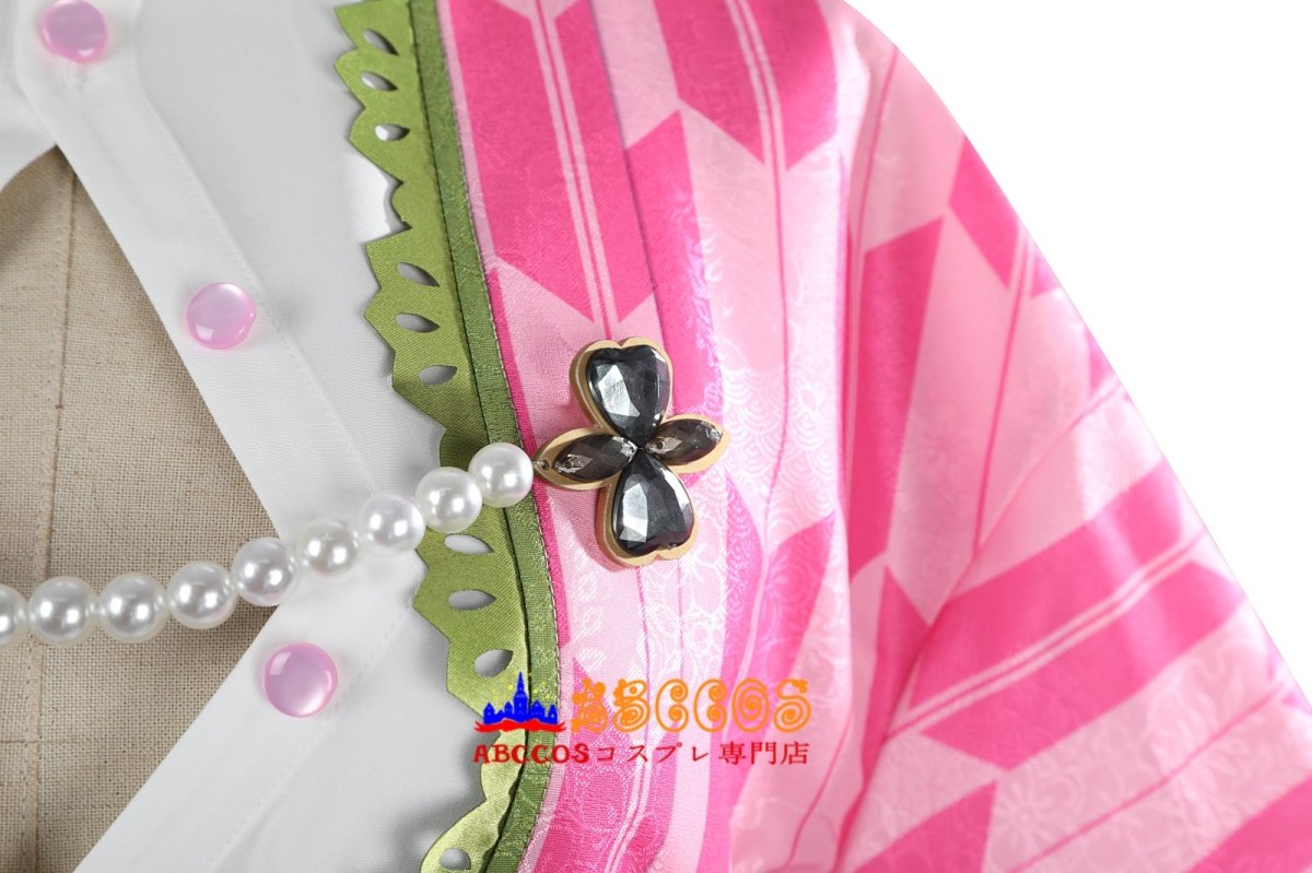 画像11: 鬼滅の刃 甘露寺 蜜璃/かんろじ みつり 5周年 コスプレ衣装 abccos製 「受注生産」 (11)