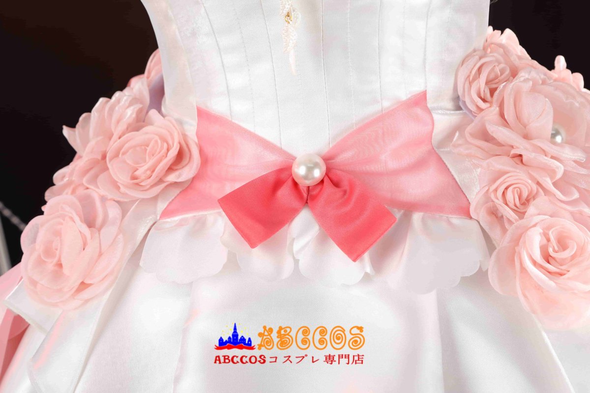 画像21: ソードアート・オンライン アスナ ローズウェディング コスプレ衣装 abccos製 「受注生産」 (21)