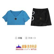 画像12: One Piece Season 2 ワンピースシーズン2 ナミ Nami 純青の半袖シャツ コスプレ衣装 abccos製 「受注生産」 (12)