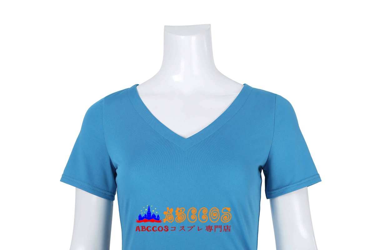 画像5: One Piece Season 2 ワンピースシーズン2 ナミ Nami 純青の半袖シャツ コスプレ衣装 abccos製 「受注生産」 (5)