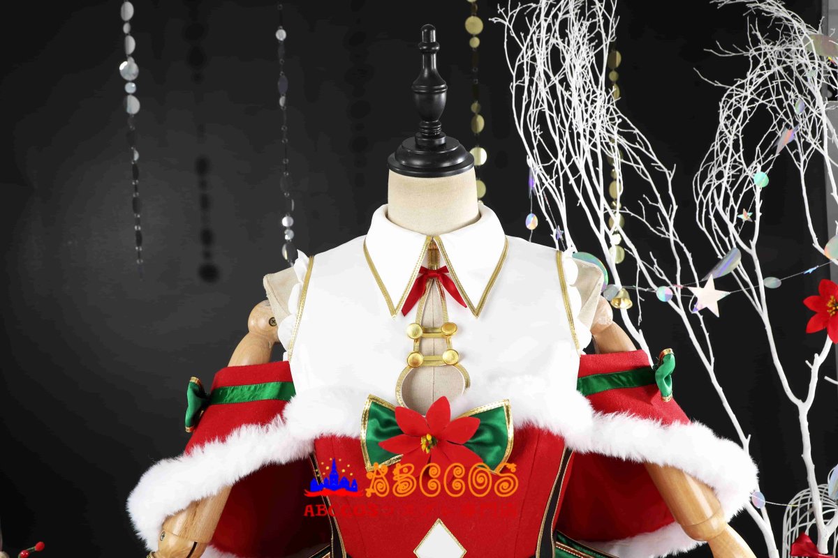 画像15: Re：ゼロから始める異世界生活 エミリア /Emilia クリスマス コスプレ衣装 abccos製 「受注生産」 (15)