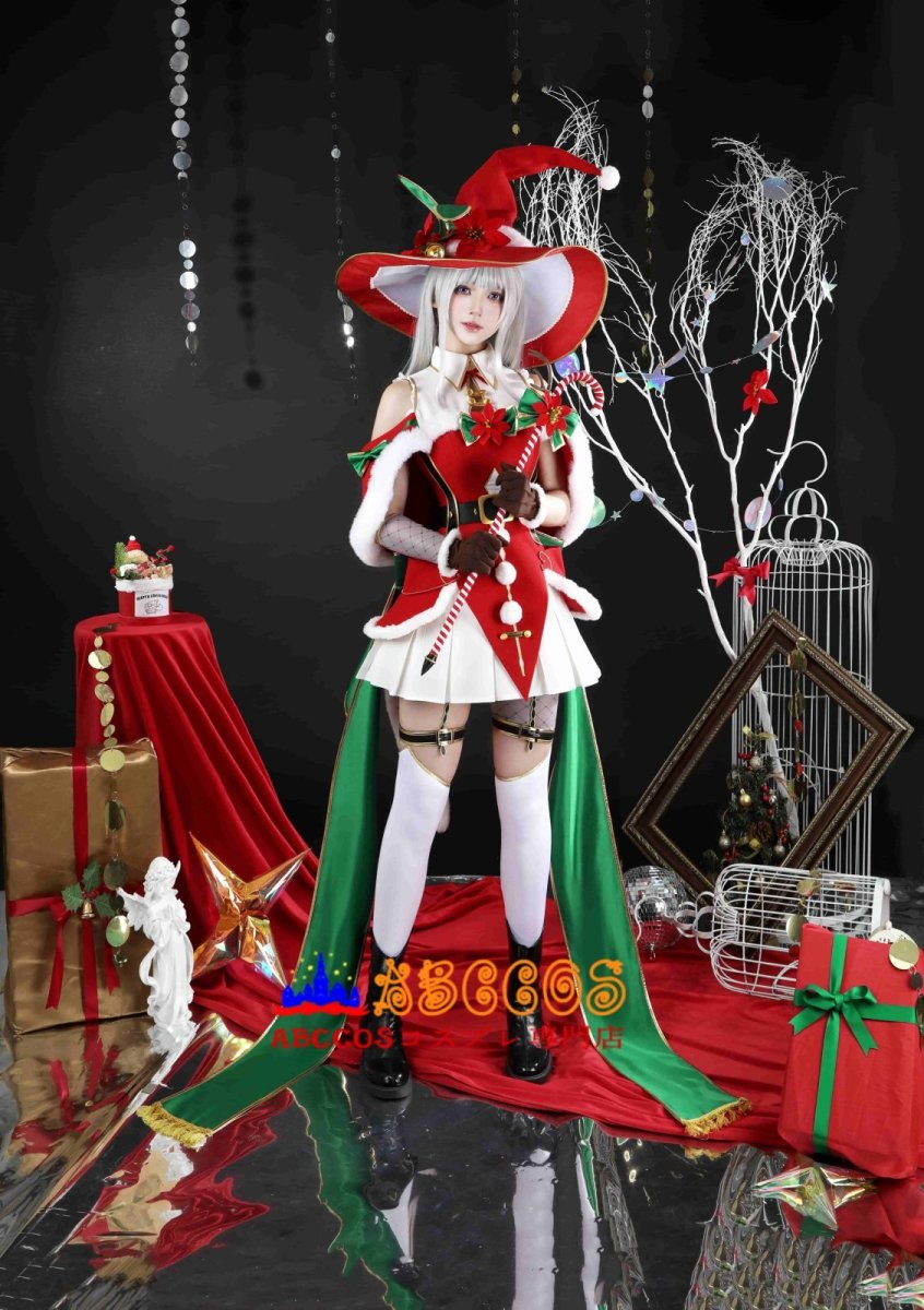 画像26: Re：ゼロから始める異世界生活 エミリア /Emilia クリスマス コスプレ衣装 abccos製 「受注生産」 (26)